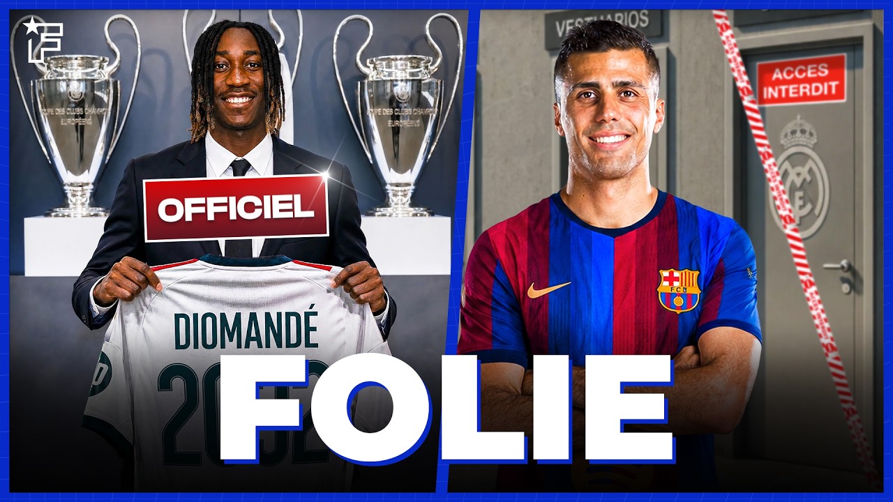 Le Real RECRUTE Yan Diomandé pour 140M€, Rodri RECALE Madrid pour Barcelone | JT Foot Mercato