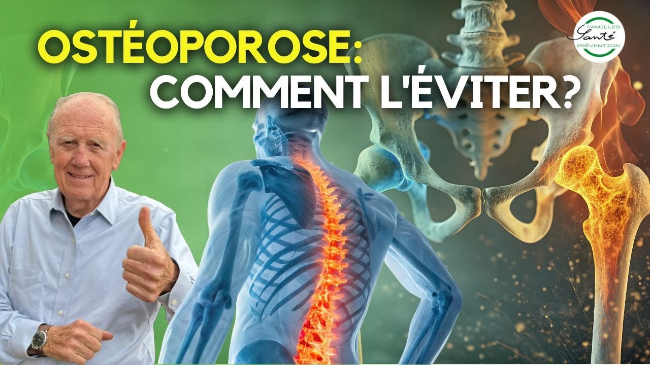 Ostéoporose: comment l'éviter? Calcium et alimentation, Vitamine D Professeur Henri Joyeux