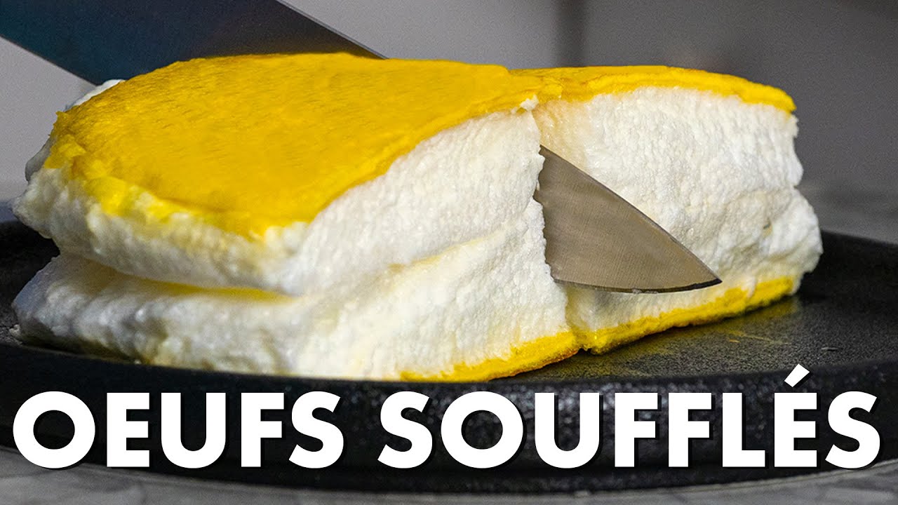 Avec 1 Seul  Ingrédient... Recette Japonaise d' Oeufs Soufflés ! 🥚