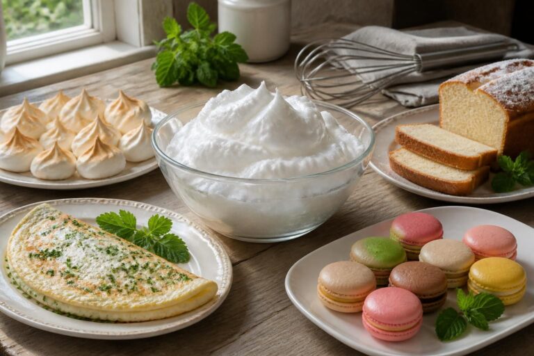 découvrez nos idées de recettes simples et savoureuses pour utiliser les blancs d'œufs et éviter le gaspillage en cuisine.