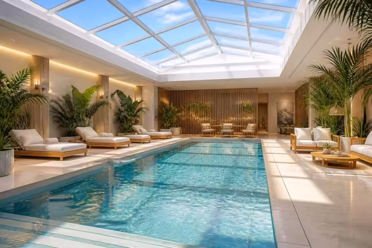 découvrez comment créer la piscine intérieure de vos rêves et profitez de moments d'exception toute l'année grâce à nos conseils et astuces pour un espace aquatique parfait.